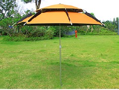 Heshan advertising umbrella manufacturer: formation steps of advertising umbrella