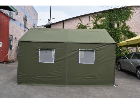 Military camping tent