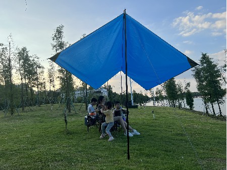 Camping tarp tent